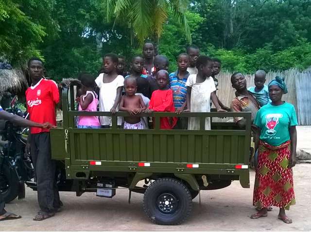 Le tricycle d'APVTOGO